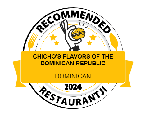 Restaurantji Recommended 2024 badge for Chicho's Flavors of the Dominican Republic